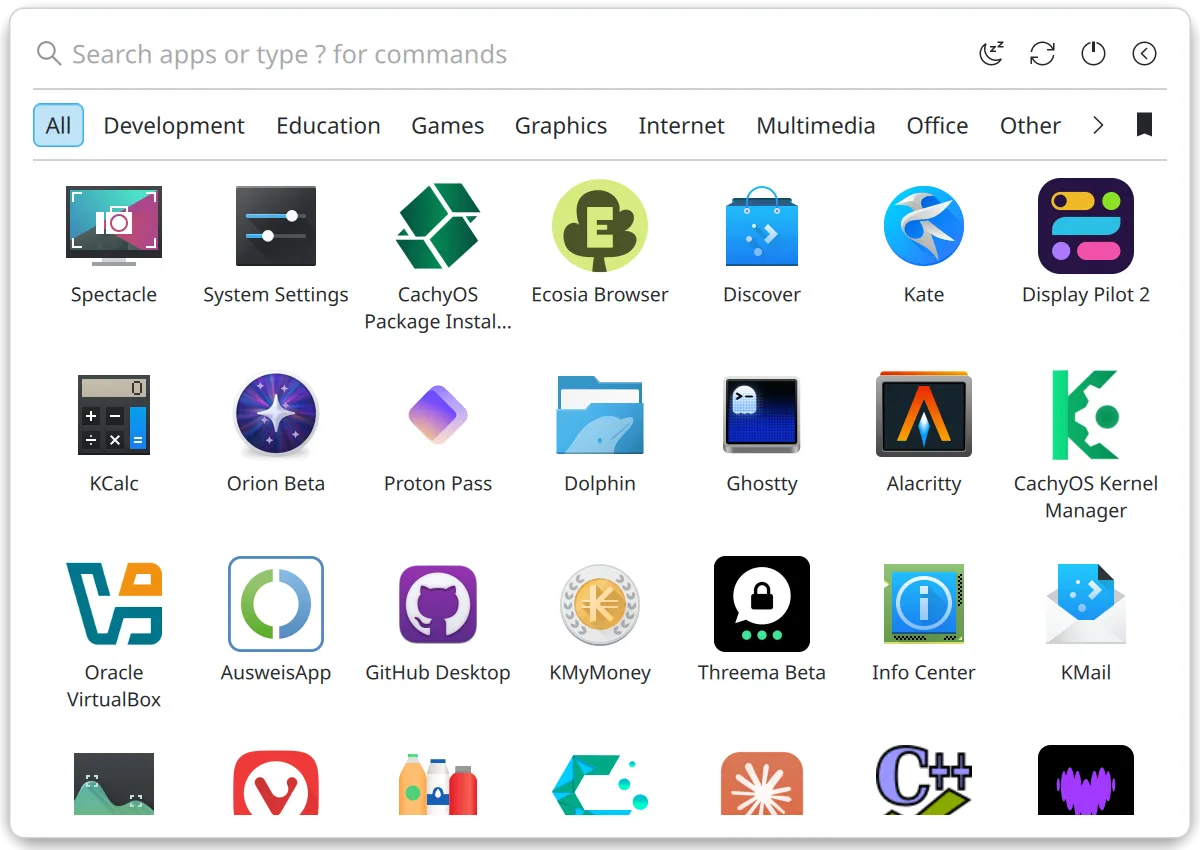 AppGrid launcher (light theme)